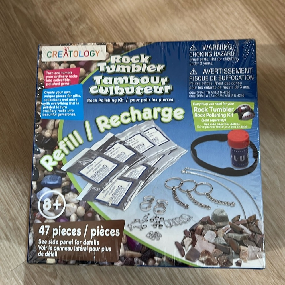 NEW Creatology Kids Rock Tumbler Refill Recharge Kit